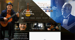 Desktop Screenshot of carlosgonzalesmusic.com